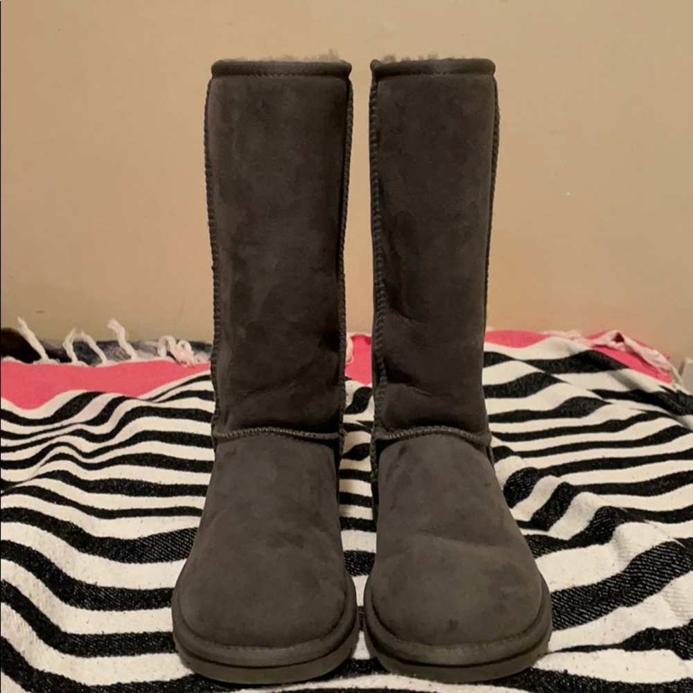Grey UGG boots